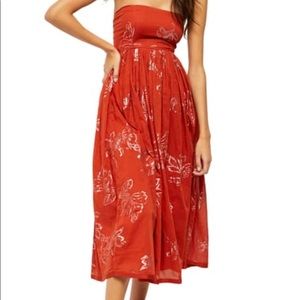 STRAPLESS BACKTIED BAJA BABE DRESS